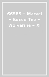 66585 - Marvel - Boxed Tee - Wolverine - Xl