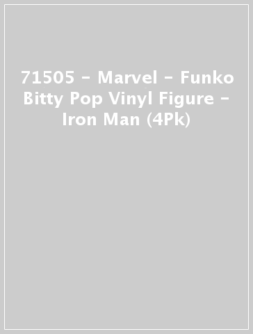 71505 - Marvel - Funko Bitty Pop Vinyl Figure - Iron Man (4Pk)