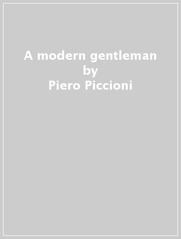 A modern gentleman - Piero Piccioni