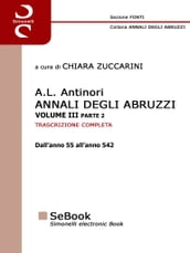 A.L. ANTINORI ANNALI DEGLI ABRUZZI