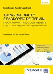 Abuso del diritto e raddoppio dei termini