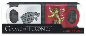 Abymug196 - Game Of Thrones - Set 2 Mini-Mugs 110Ml - Stark&Lannister