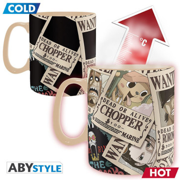 Abymug405 - One Piece - Tazza Heat Change 460Ml - Change Wanted - - idee  regalo - Mondadori Store