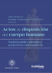 Actos de disposición del cuerpo humano