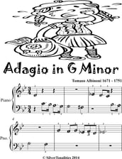Adagio in G Minor Beginner Piano Sheet Music Tadpole Edition