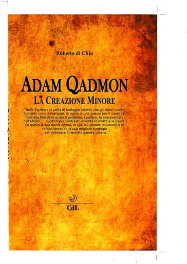 Adam Qadmon - Roberto Di Chio