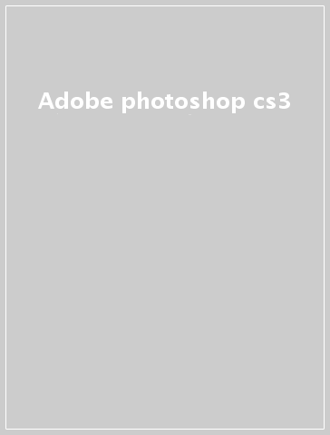 Adobe photoshop cs3