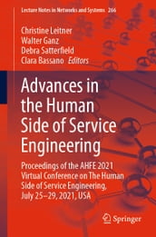 Advances in the Human Side of Service Engineering