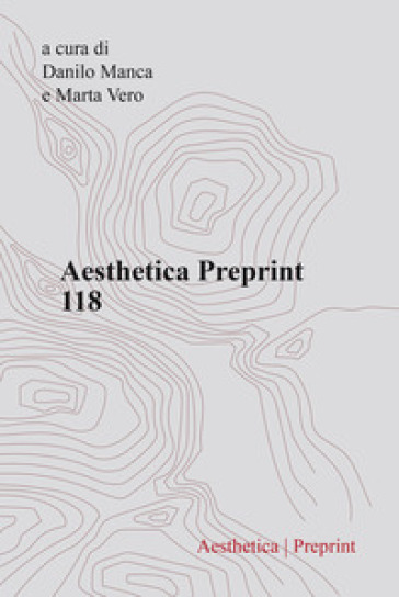 Aesthetica preprint. 118.