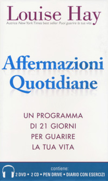 Affermazioni quotidiane. Con la tecnica dello specchio. 21 giorni per guarire la tua vita. Con 2 DVD video. Con 2 CD-Audio. Con USB Flash Drive - Louise L. Hay