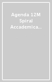 Agenda 12M Spiral Accademica Xl Nera