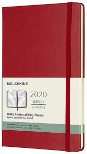 Agenda 12M settimanale 2020 - copertina rigida - Large - Rosso scarlatto