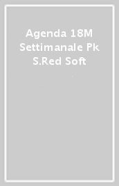 Agenda 18M Settimanale  Pk S.Red Soft