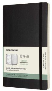 Agenda 18M Settimanale 2019/2020 - copertina morbida - Large - colore Nero