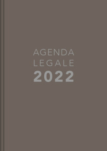 Agenda Legale 2022. Ediz. tortora