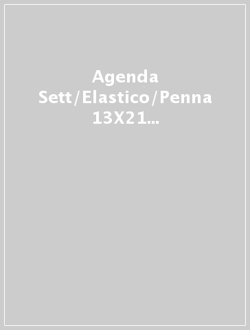 Agenda Sett/Elastico/Penna 13X21 -1 Pzx6 Sogg Kaos
