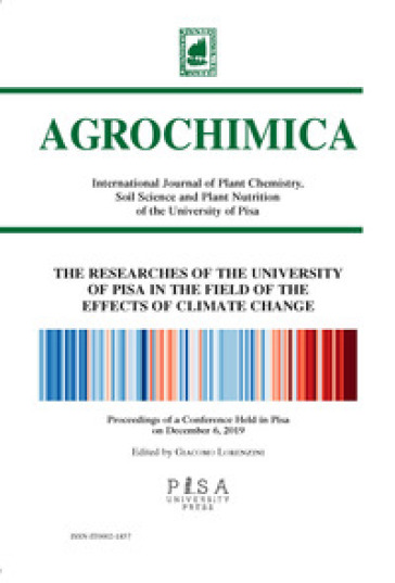 Agrochimica. The researches of University of Pisa in the field of the effects of climate change - Giacomo Lorenzini