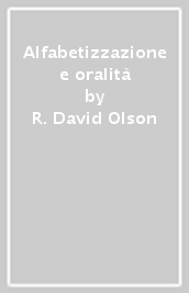 Alfabetizzazione e oralità