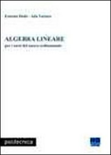Algebra lineare - Ernesto Dedò - Ada Varisco