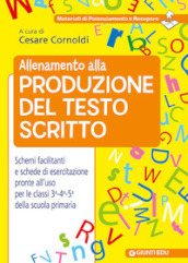 Allenamento alla produzione del testo scritto