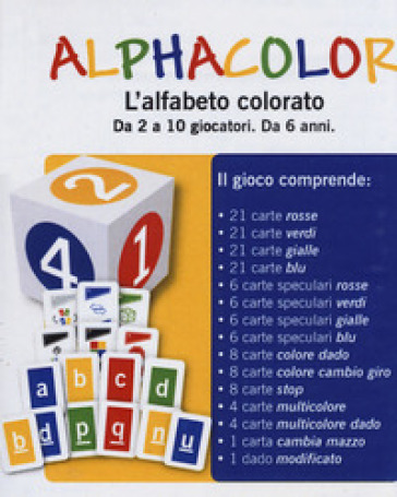 Alphacolor. L'alfabeto colorato. Ediz. illustrata. Con Carte - Valentina Banfi