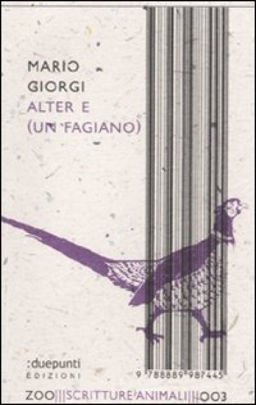 Alter e (un fagiano) - Mario Giorgi