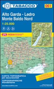 Alto Garda e Ledro. Monte Baldo Nord 1:25.000