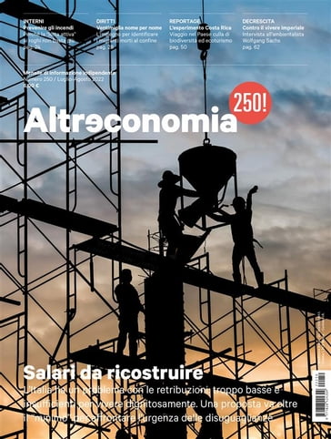 Altreconomia 250 - Luglio/Agosto 2022 - AA.VV. Artisti Vari