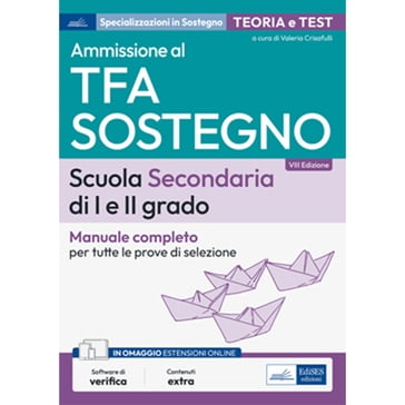 Ammissione TFA sostegno nella scuola Secondaria di I e II grado - Valeria Crisafulli