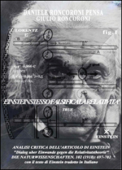 Analisi critica dell articolo di Einstein