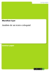 Analisis de un texto coloquial