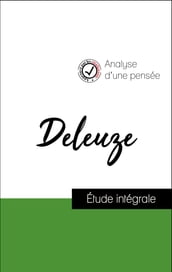 Analyse d une pensée : Deleuze (résumé et fiche de lecture plébiscités par les enseignants sur fichedelecture.fr)