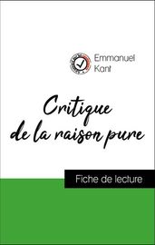 Analyse de l œuvre : Critique de la raison pure (résumé et fiche de lecture plébiscités par les enseignants sur fichedelecture.fr)