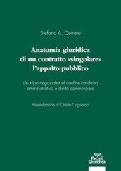 Anatomia giuridica di un contratto «singolare»: l appalto pubblico. Un «tipo negoziale» al confine fra diritto amministrativo e diritto commerciale