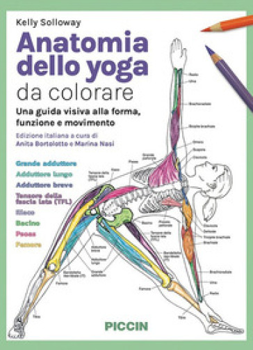 Anatomia dello yoga da colorare. Una guida visiva alla forma, funzione e movimento - Kelly Solloway