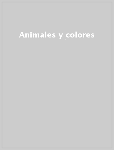 Animales y colores