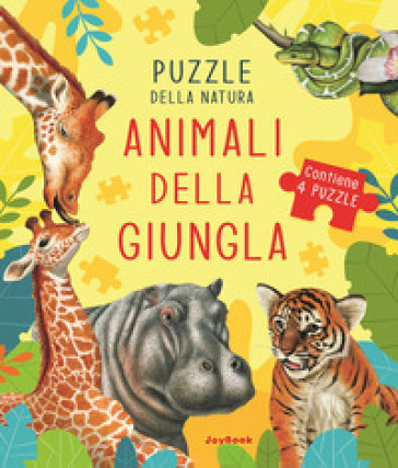 Animali della giungla. Puzzle della natura. Libro puzzle. Ediz. a colori - Andrea Morandi