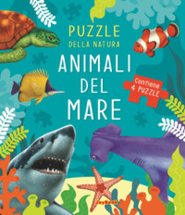 Animali del mare. Puzzle della natura. Libro puzzle. Ediz. a colori - Andrea Morandi