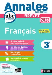 Annales Brevet 2023 - Français Corrigés