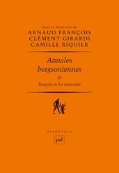 Annales bergsoniennes, IX