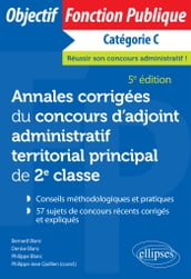 Annales corrigées du concours d adjoint administratif territorial principal de 2e classe