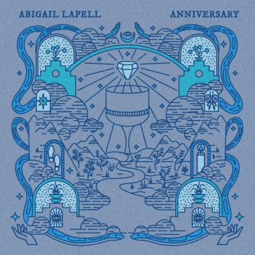 Anniversary - aqua blue vinyl - ABIGAIL LAPELL