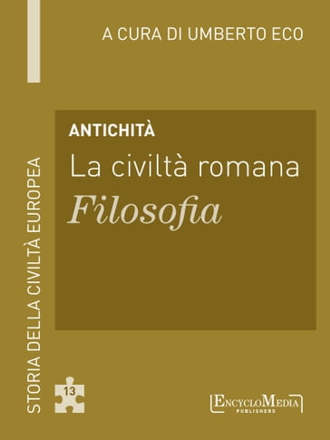 Antichità - La civiltà romana - Filosofia - Umberto Eco
