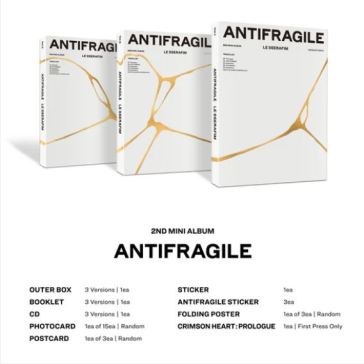 Antifragile compact (cd + outbox random) - Le Sserafim