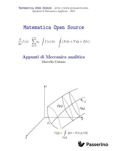 Appunti di Meccanica analitica - Marcello Colozzo