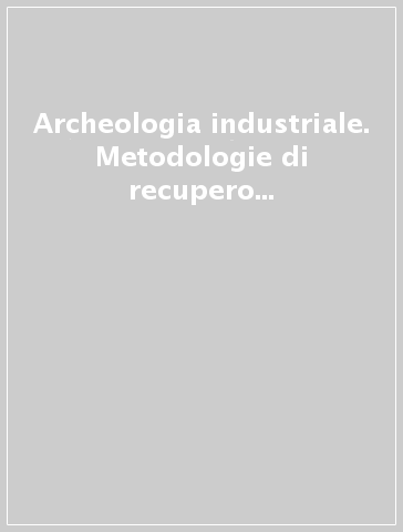 Archeologia industriale. Metodologie di recupero e fruizione del bene industriale. Atti del Convegno (Prato, 16-17 giugno 2000)