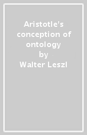 Aristotle s conception of ontology