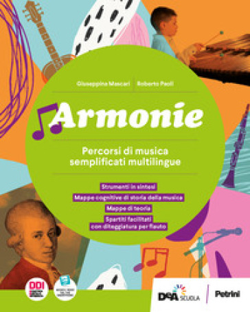 Armonie. Musica percorsi semplificati multilingue. Per la Scuola media. Con e-book. Con espansione online - Giuseppina Mascari - Roberto Paoli - Beatrice Venezi