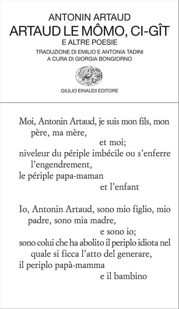 Artaud le Mômo, Ci-gît - Antonin Artaud - Giorgia Bongiorno