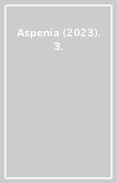 Aspenia (2023). 3.